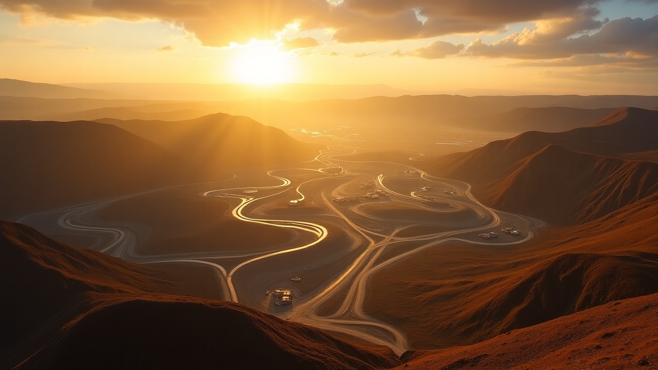 Горнодобывающий ландшафт